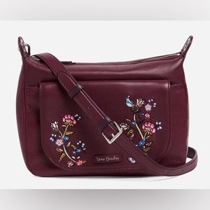 Vera Bradley Leather Mini Carson in Mulled Wine